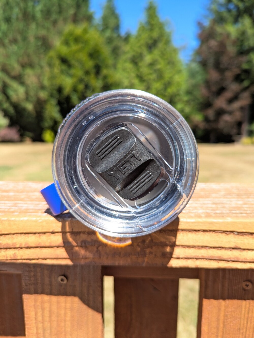 Yeti 20oz Rambler Travel Insulated Cup w/ Screw On Lid Blue - Picture 7 of 8